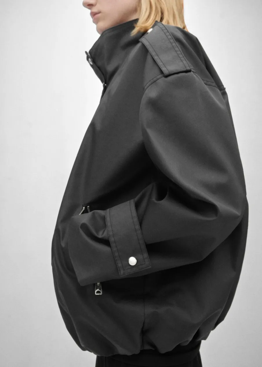 MANGO Kurtki*Parka oversize z guzikami