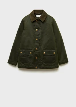 Dzieci MANGO Płaszcze I Kurtki|Płaszcze I Kurtki*Parka z efektem woskowania