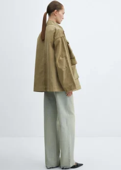 MANGO Płaszcze*Parka z efektem znoszenia