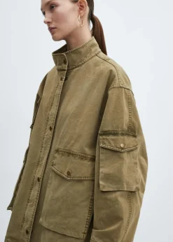 MANGO Płaszcze*Parka z efektem znoszenia