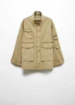 MANGO Płaszcze*Parka z efektem znoszenia