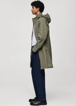 MANGO Płaszcze|Trencze*Parka z kapturem wodoodporna