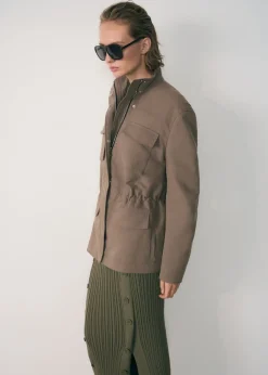 MANGO Płaszcze|Kurtki*Parka z kieszeniami i wysokim kołnierzem
