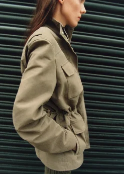 MANGO Płaszcze|Kurtki*Parka z kieszeniami i wysokim kołnierzem