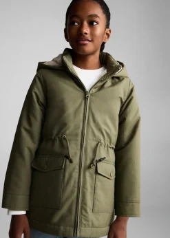 Dzieci MANGO Płaszcze I Kurtki*Parka z podszyciem z futerka