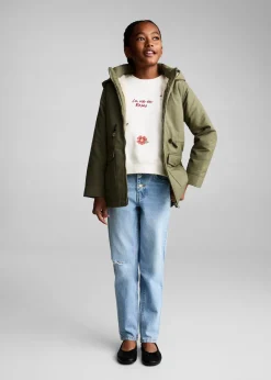 Dzieci MANGO Płaszcze I Kurtki*Parka z podszyciem z futerka