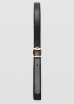 MANGO Paski*Pasek metalowa klamra