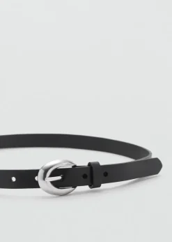 MANGO Paski*Pasek metalowa klamra