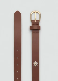 Dzieci MANGO Więcej Akcesoriów*Pasek z klamrą w kształcie kwiatu