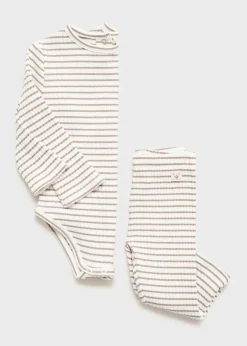 Dzieci MANGO Piżamy|Piżamy*Pasiaste body