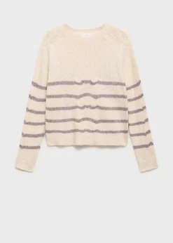 MANGO Swetry I Kardigany*Pasiasty sweter w ósemki