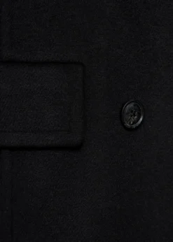 MANGO Płaszcze*Płaszcz dwurzędowy z mieszanki wełny