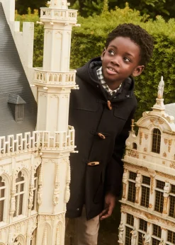 Dzieci MANGO Płaszcze I Kurtki*Płaszcz flauszowy z kieszeniami