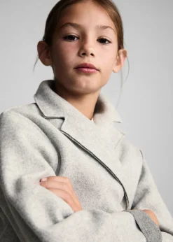 Dzieci MANGO Płaszcze I Kurtki*Płaszcz flauszowy z kieszeniami