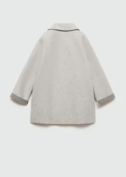 Dzieci MANGO Płaszcze I Kurtki*Płaszcz flauszowy z kieszeniami