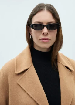 MANGO Płaszcze*Płaszcz handmade z paskiem