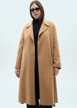 MANGO Płaszcze*Płaszcz handmade z paskiem