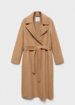 MANGO Płaszcze*Płaszcz handmade z paskiem