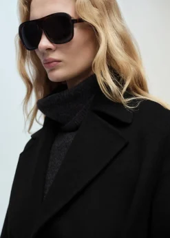 MANGO Płaszcze*Płaszcz handmade z paskiem