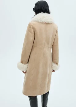 MANGO Płaszcze*Płaszcz podszyty futerkiem