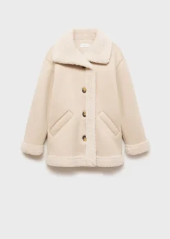 Dzieci MANGO Płaszcze I Kurtki*Płaszcz podszyty futerkiem