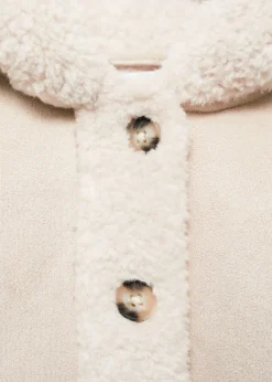 Dzieci MANGO Płaszcze I Kurtki*Płaszcz podszyty futerkiem