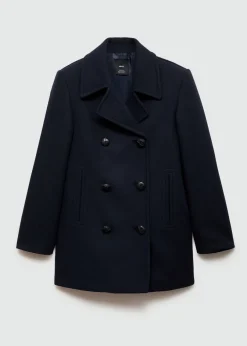 MANGO Płaszcze*Płaszcz usztywniany z wełny oversize