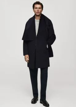 MANGO Płaszcze*Płaszcz wełniany handmade