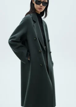 MANGO Płaszcze*Płaszcz wełniany handmade oversize