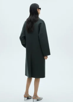 MANGO Płaszcze*Płaszcz wełniany handmade oversize