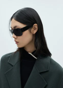 MANGO Płaszcze*Płaszcz wełniany handmade oversize