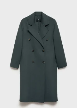 MANGO Płaszcze*Płaszcz wełniany handmade oversize