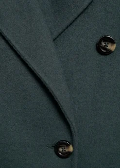 MANGO Płaszcze*Płaszcz wełniany handmade oversize