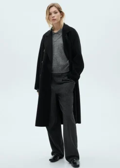 MANGO Płaszcze*Płaszcz wełniany handmade oversize