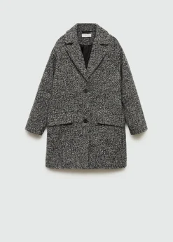 Dzieci MANGO Płaszcze I Kurtki*Płaszcz wełniany na guziki