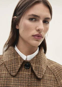 MANGO Płaszcze*Płaszcz wełniany w mikropepitkę