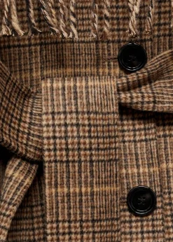 MANGO Płaszcze*Płaszcz wełniany w mikropepitkę