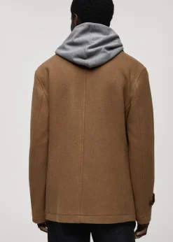 MANGO Płaszcze*Płaszcz wełniany z asymetrycznym zapięciem