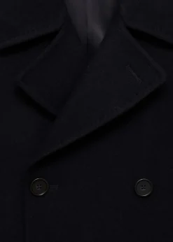 MANGO Płaszcze*Płaszcz wełniany z dwurzędowym zapięciem na guziki