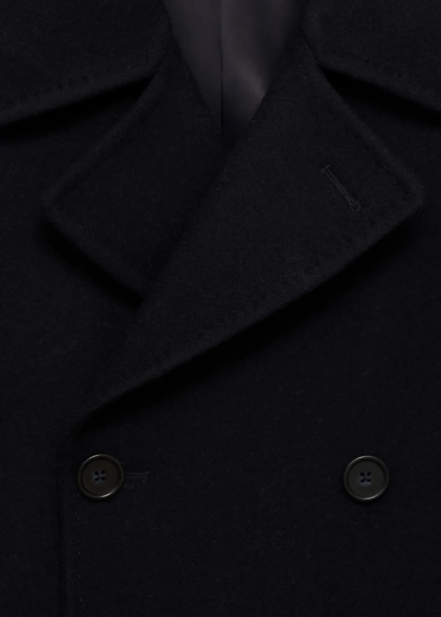 MANGO Płaszcze*Płaszcz wełniany z dwurzędowym zapięciem na guziki