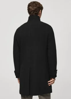 MANGO Płaszcze*Płaszcz wełniany z pikowaną podszewką