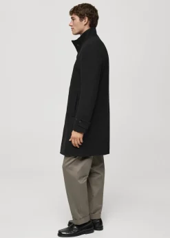 MANGO Płaszcze*Płaszcz wełniany z pikowaną podszewką
