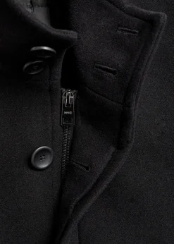 MANGO Płaszcze*Płaszcz wełniany z pikowaną podszewką