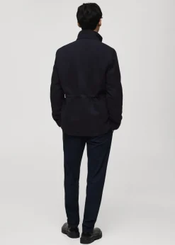 MANGO Płaszcze*Płaszcz wełniany z pikowaną podszewką