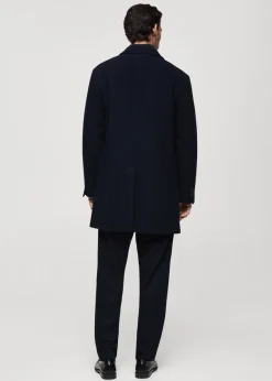 MANGO Płaszcze*Płaszcz wełniany z pikowaną podszewką