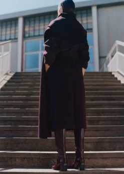 MANGO Płaszcze*Płaszcz wełniany z szalem