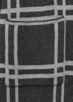 MANGO Płaszcze*Płaszcz z dzianiny w kratę