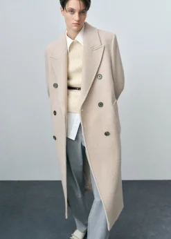 MANGO Płaszcze*Płaszcz z dziewiczej wełny