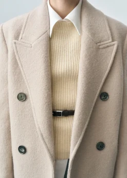 MANGO Płaszcze*Płaszcz z dziewiczej wełny