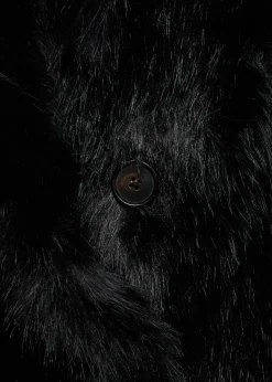 MANGO Płaszcze*Płaszcz z imitacji futra z klapami